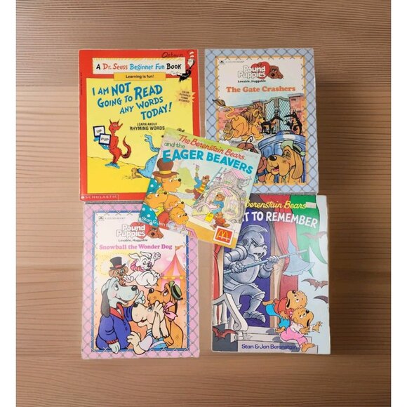 Dr. Seuss Pound Puppies Berenstain Bears Lof of 5 Kids Children's Easy Readers - Picture 2 of 6